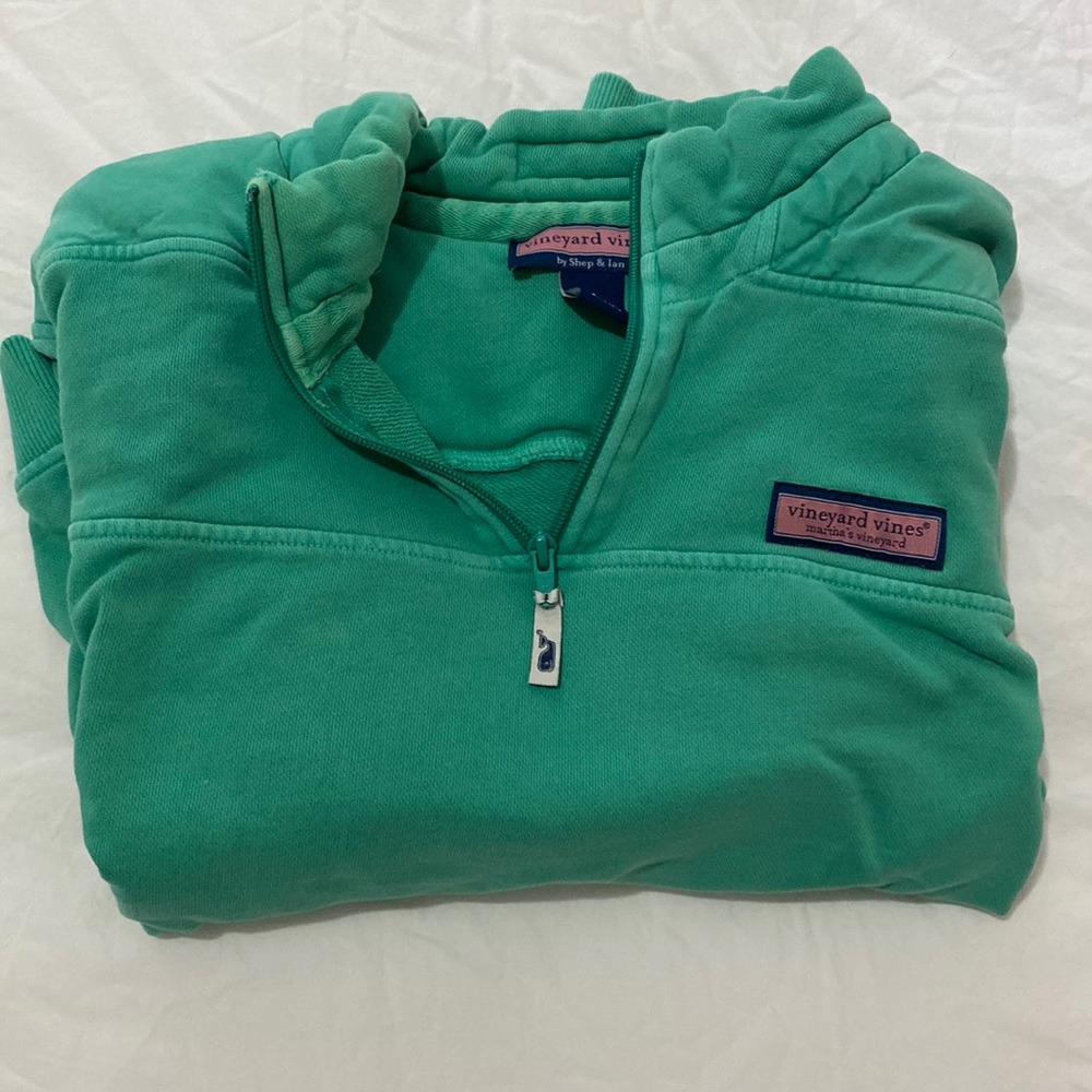 Green mens vineyard vines shep shirt